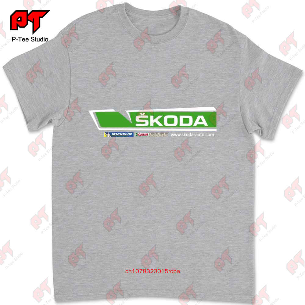 

Skoda Motorsport Ралі Fabia Wrc S2000 Гоночний Спортивний Автомобіль 2018 Футболка 5SIA L
