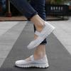 Summer Mary Janes Women Sandals Beach Lazy Shoes White Blue Casual Weave Soft Slip On Walking Color Sandals Large Size