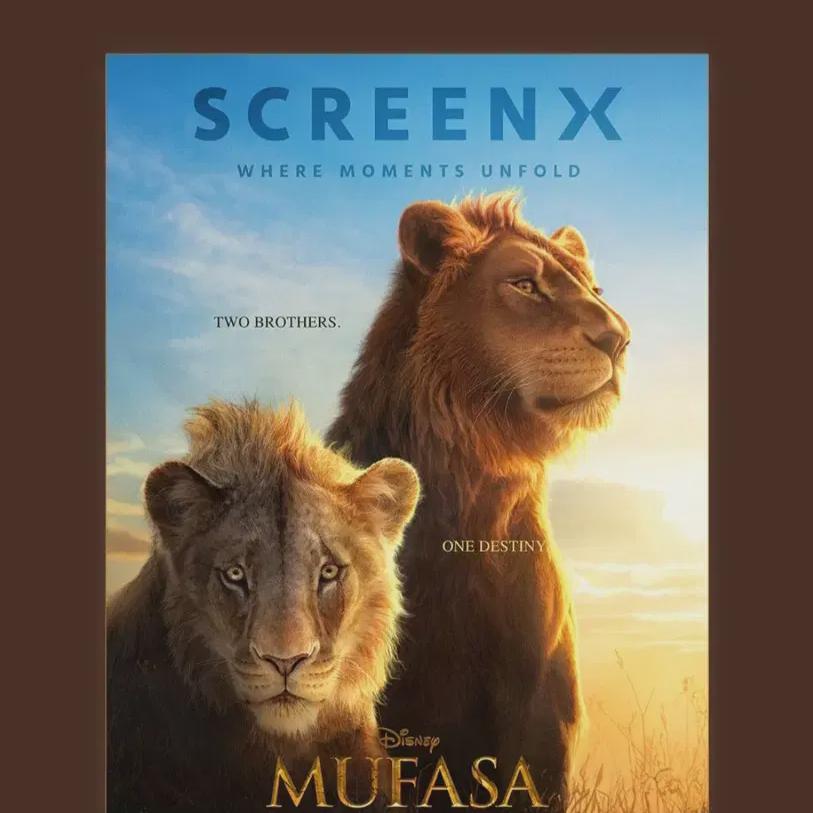 

Mufasa Lion King Screen X Poster