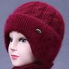 Winter Senior Hat Knitted Casual Warm Wool Hat