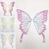 Krajka DIY Butterfly vyšívané nášivky Nášivky Motýlí vzor Krajkový límec Přišít nášivky