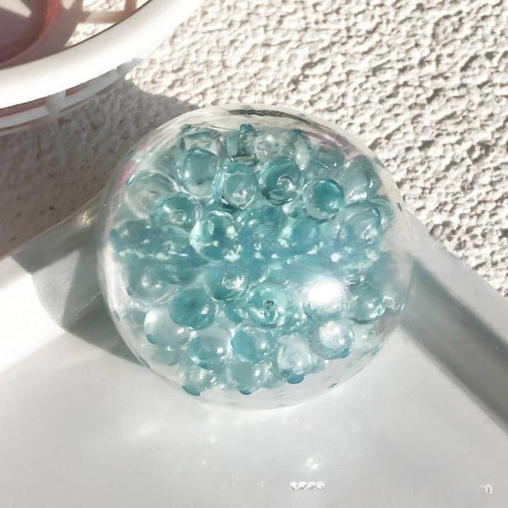 

Игрушка-симулятор с радужными бусинами, игрушка-мялка, прозрачная игрушка с медленным восстановлением, детский подарок