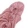 New Solid Color Glitter Hijabs 2Pcs With Undercap Muslim Ladies Soft Head Wrap Shimmer Satin Crepe Hijab Shawl