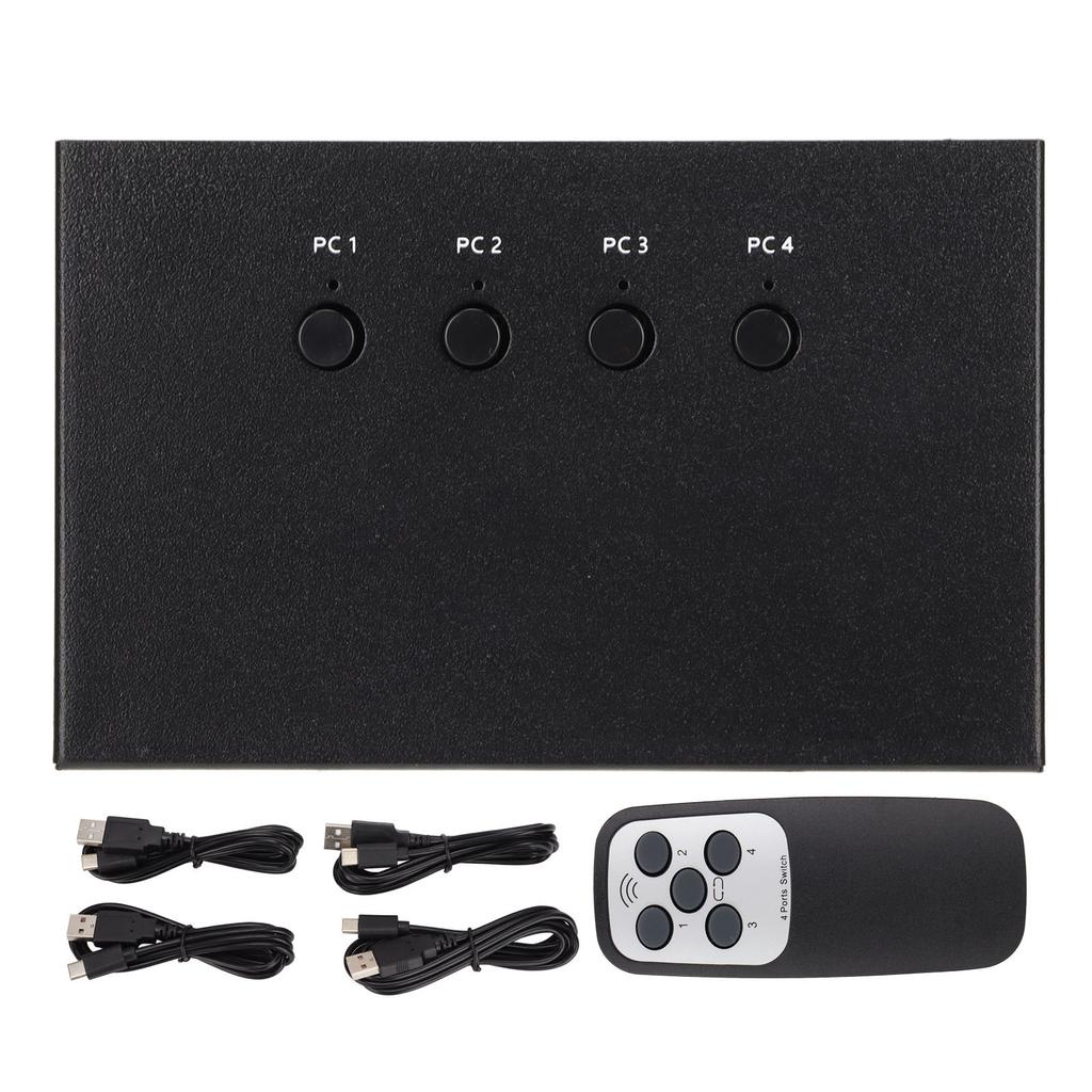 4K HD Multimedia Interface KVM Switch 4 in 1 Out HD Multimedia Interface KVM Splitter Switcher für