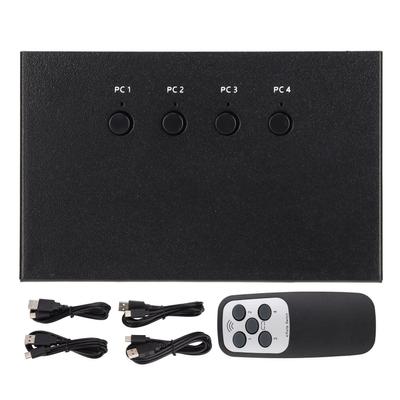 4K HD Multimediální rozhraní KVM přepínač 4 v 1 ven HD Multimedia Interface KVM rozbočovač přepínač pro
