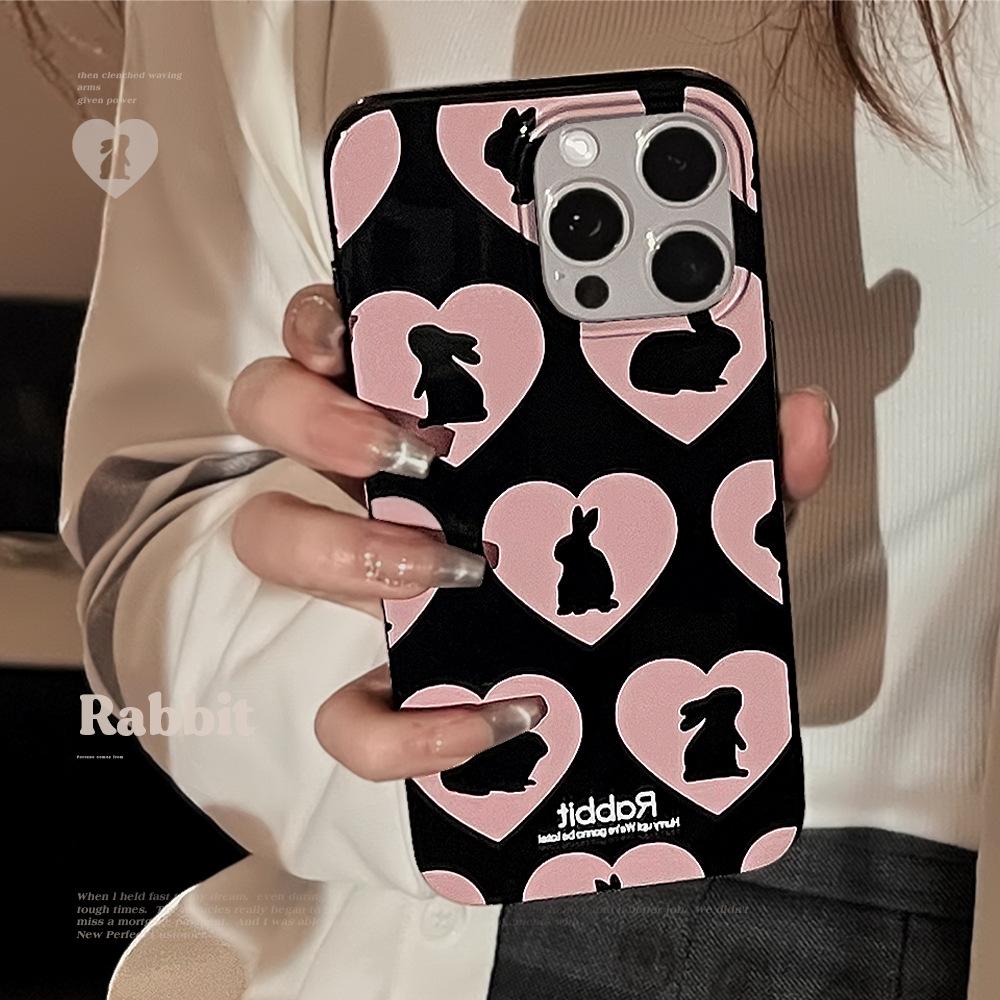 

Love Bunny Case for iPhone 13 iPhone 15 iPhone 16 Pro Max iPhone 11