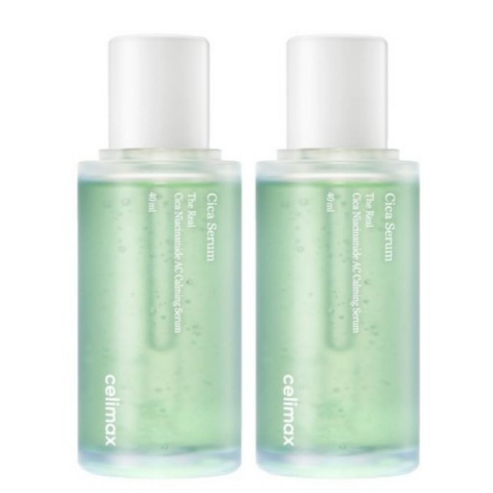 Cellimax The Real Cica Niacinamide AC Calming Serum Soothing & Acne Care Face Serum 40ml × 2