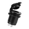 12V 24V ABS Car Motorcycle Cigarette Lighter Power Plug Socket with Waterproof Cover