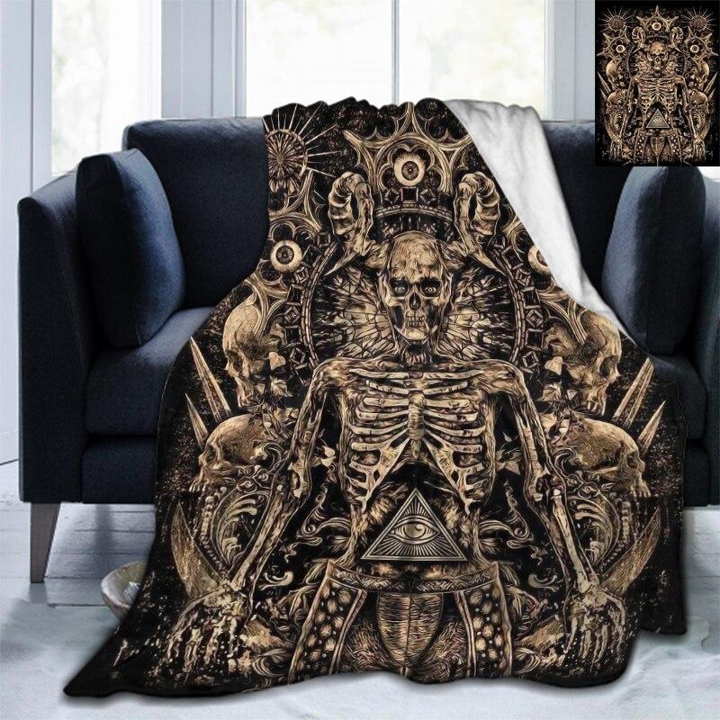 Weiche Überwurfdecke aus Flanell, für alle Jahreszeiten, leicht, für Wohnzimmer/Schlafzimmer, warme Decke