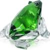 Transparent Crystal Frog Figurines Handicraft Simulation Animal Decoration  Garden Ornament