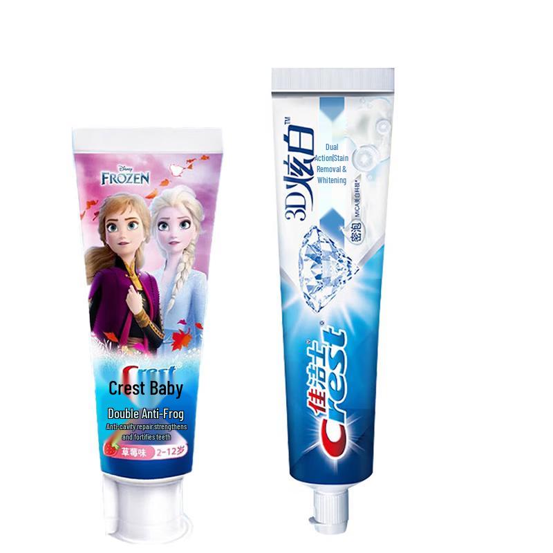 Crest Toothpaste Bundle: Kids Anti-Cavity & 3D White