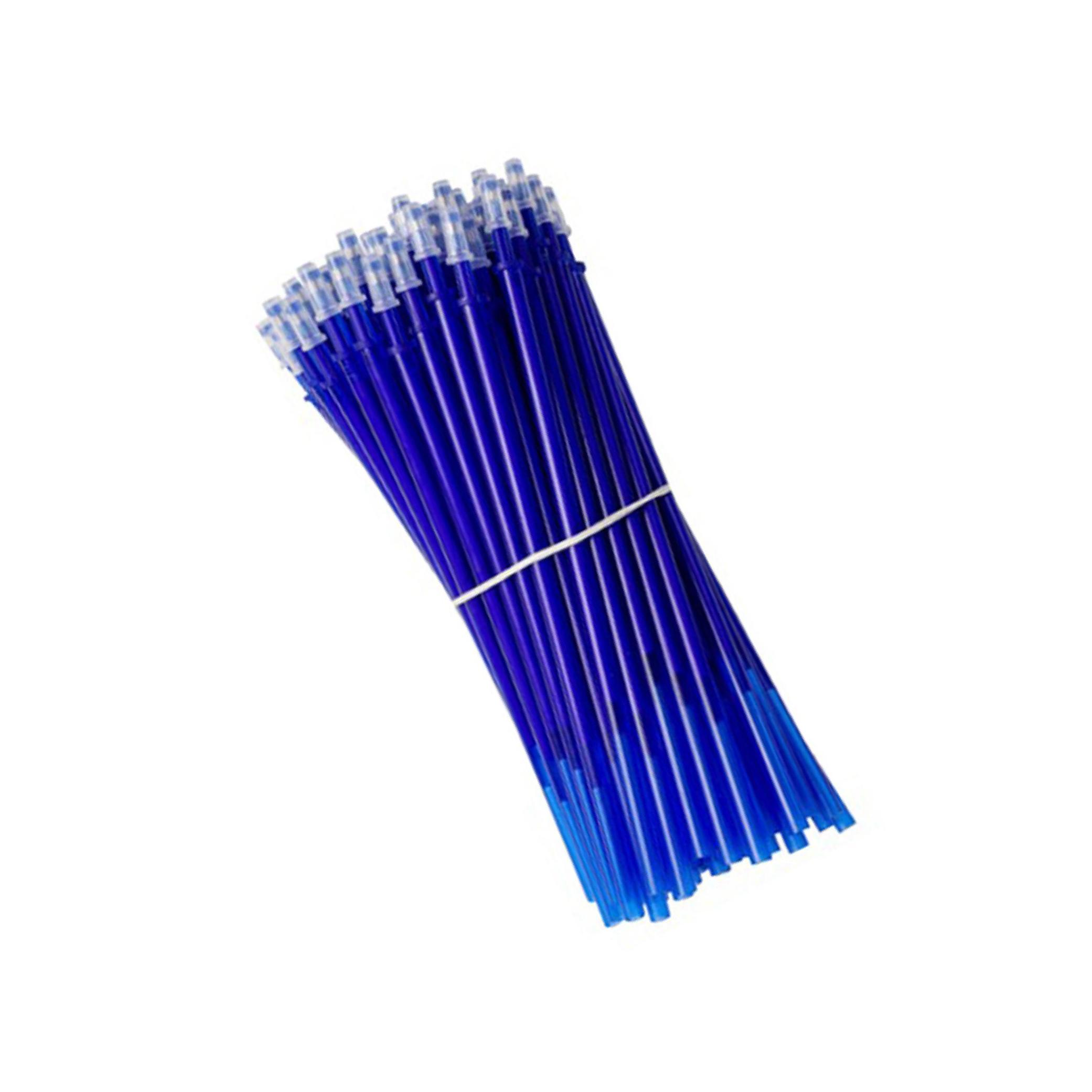 50Pcs Erasable Pen Refills Drawing Replace Markers Stationery Supplies синий