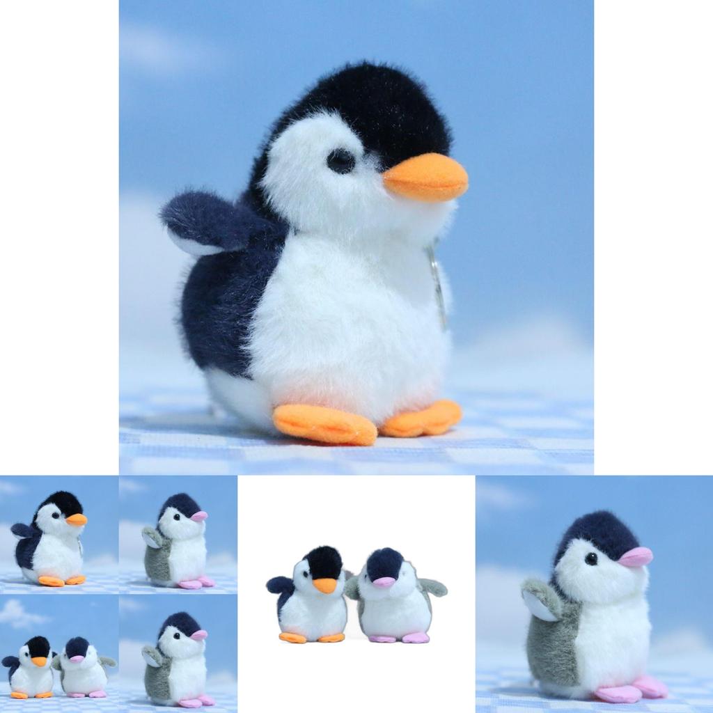 Charming Mini Penguin Plush Doll Keychain Super Soft Toy With Adorable Features