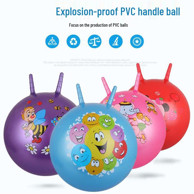 Kenda 18" Thickened Children's Horn Ball - Inflatable Rubber for Kindergarten, 45cm