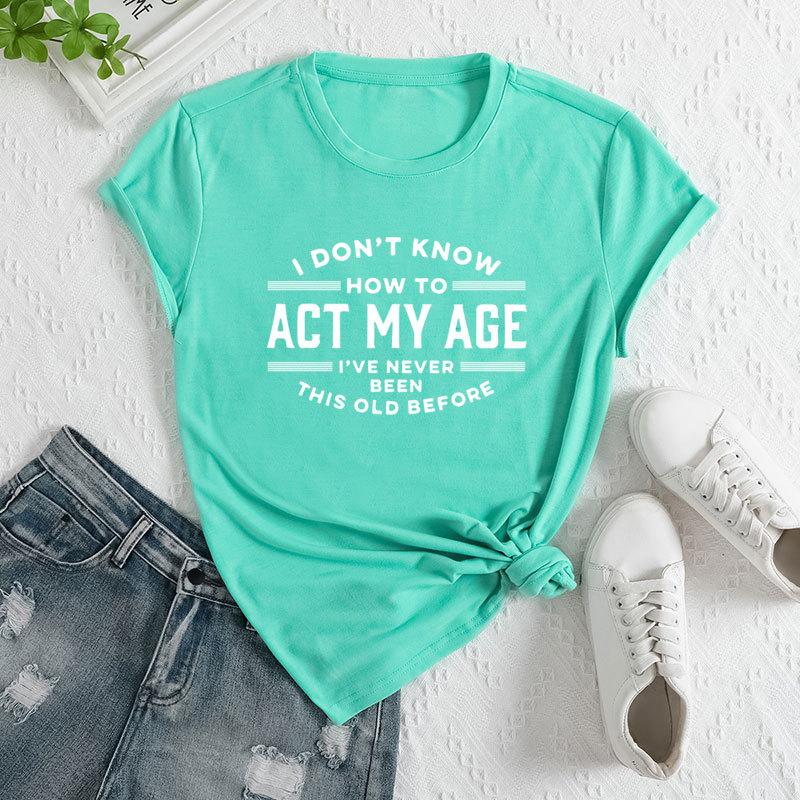 

Летние женские свободные повседневные футболки с короткими рукавами из чистого хлопка с круглым вырезом и буквенным принтом 3XL