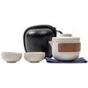 Minguan Portable Ceramic Tea Set with Xishi Teapot