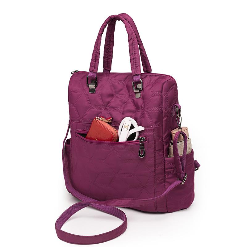 Rucsac multifuncțional pentru femei, geantă de umăr din piele moale