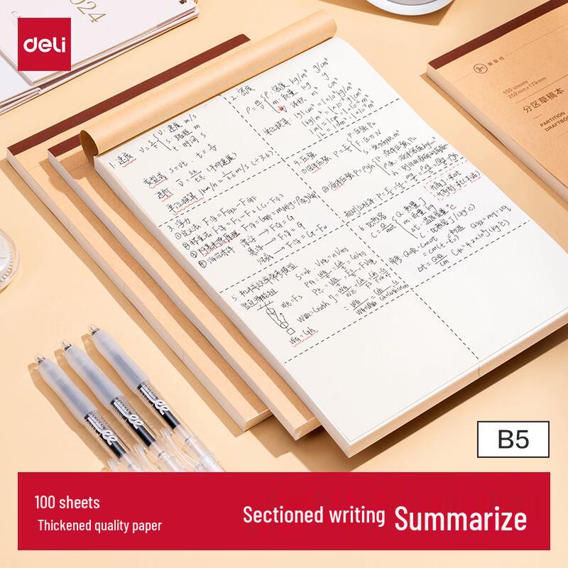 Deli Multipurpose Draft Paper & Notebooks