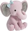 25cm Colorful Elephant Stuffed Plush Toys Kawaii Animals Soft Soother Sleeping Stuffed Pillow Doll Plushie for Baby Room Decorative Gifts