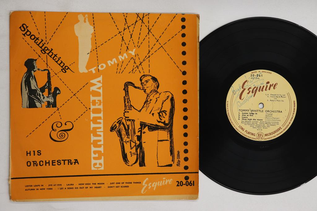 10inch Record TOMMY WHITTLE - Spotlighting 20061 ESQUIRE 1956 UK Jazz Used