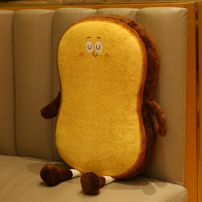 Themed Toast Playful Seat Pad Pillow With Removable Cover For Office Living Room