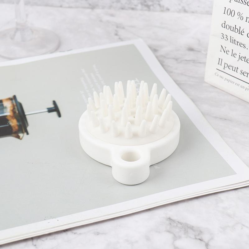 Handheld Silicone Scalp Shampoo Massage Brush Washing Shower Clean Brush Bath
