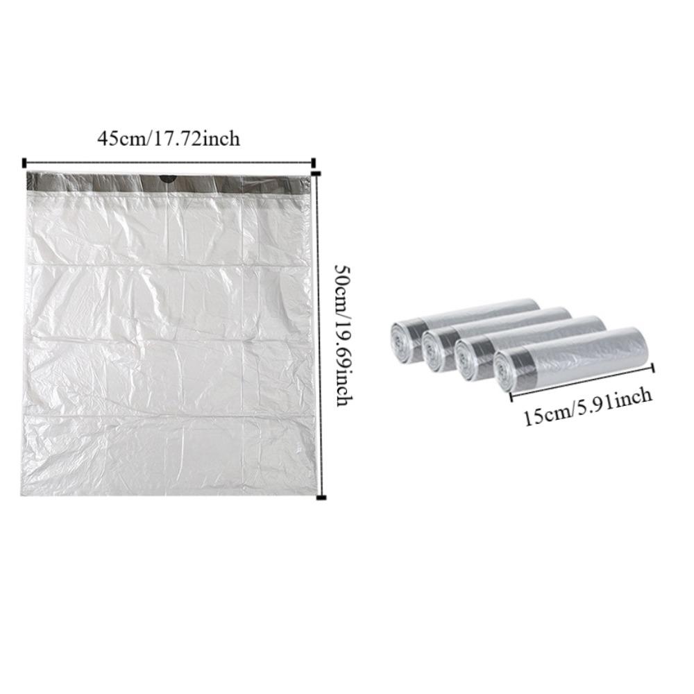 4Rolls Odor-Control Garbage Bags Disposable Wastebasket Bags Portable Kitchen Bags  Bathroom