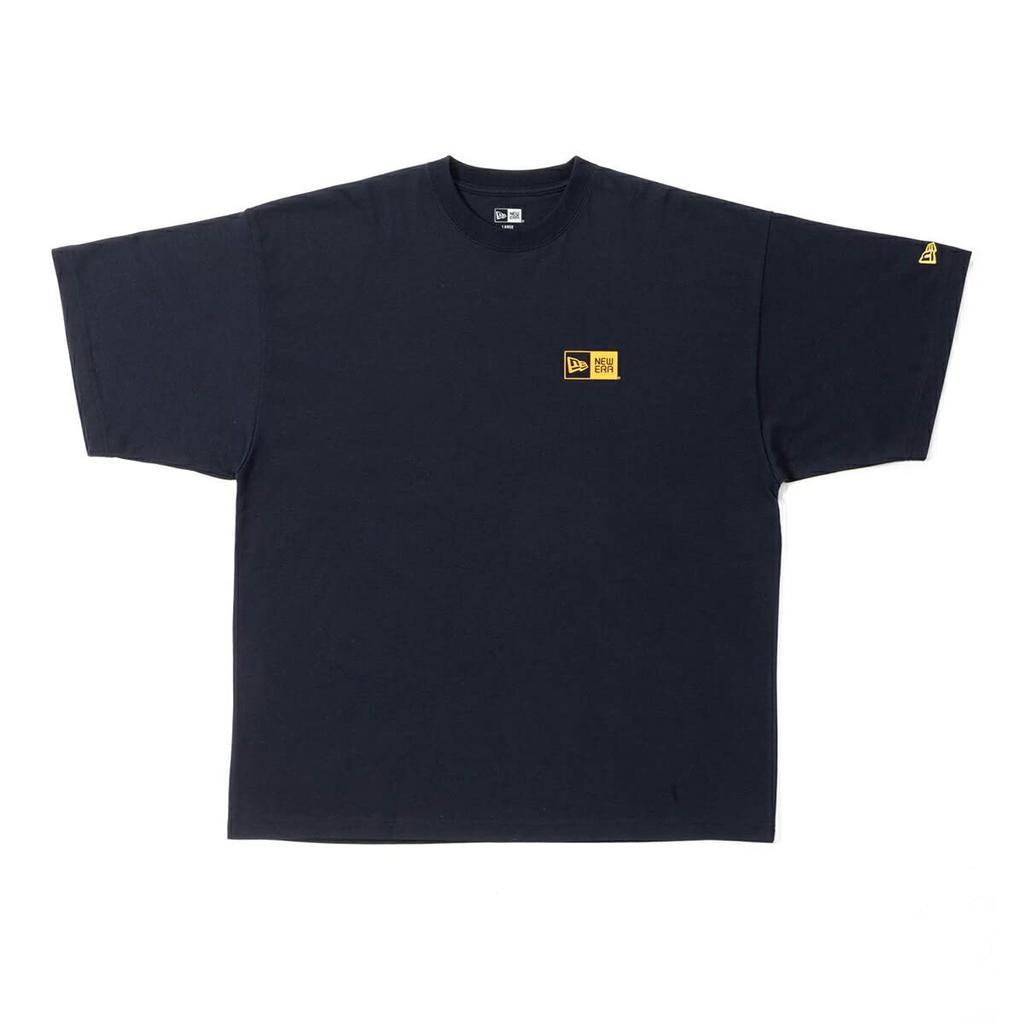 NEW ERA Short Sleeve Oversized Cotton Navy Copper S Box Logo T-Shirt S/S