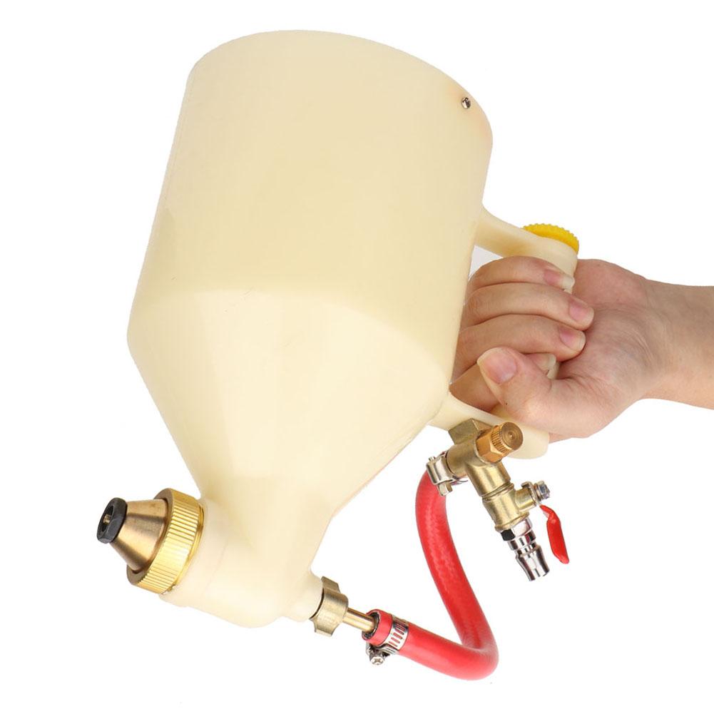 3L 14in Ayarlanabilir Plastik Hazneli Hava Tabancası Duvar Boyama Püskürtücüsü İnşaat Aleti