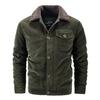 Men's Loose Large Size Fleece Thickened Jacket Men's Cotton Clothing