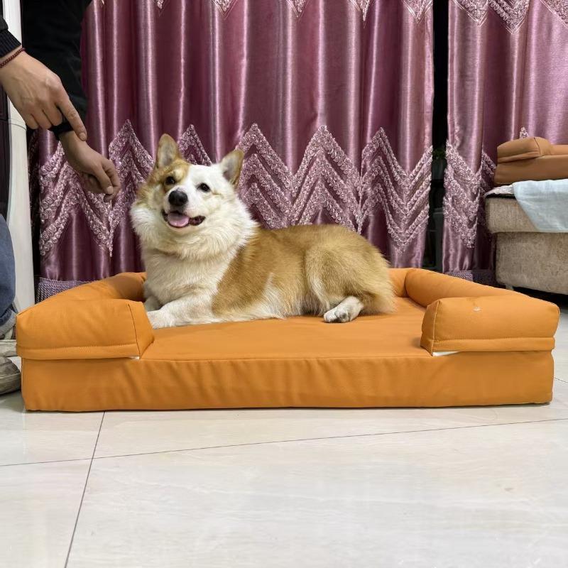 Large Waterproof Dog Bed Sofa Luxury Washable Removable Dog Beds Puppy Elderly Dogs Bed Care Paralyzed Rehabilitation Pet Sofas