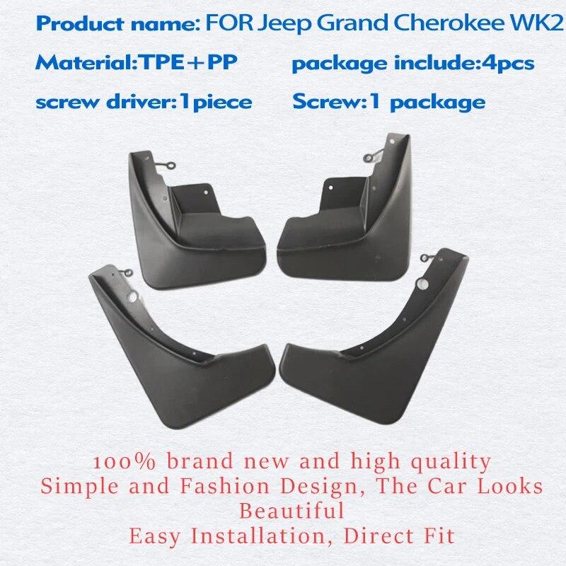 Mud Flaps For Jeep Grand Cherokee WK2 Mudguards Fender Mud Flap Splash Guards Mud Flaps Mudguards Car Accessories 2011-