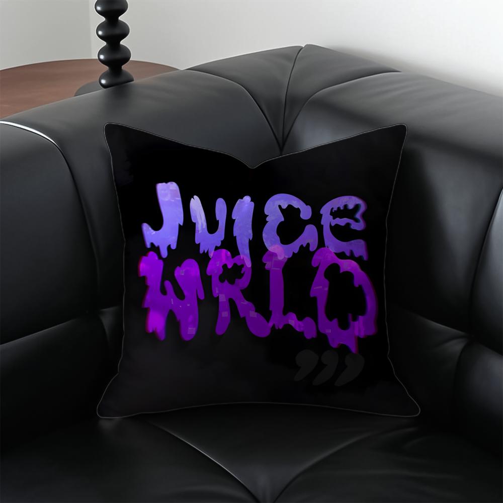 singer rap JJuice WRLDMT Cushion Cover Pillow Case Antidustmite Invisible zipper silky plush cushion
