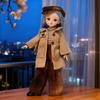 For 30Cm Doll Clothes Suit Cute Winter Outfit 1/6 Doll Accessories Dress Up Toy Gift For Girls