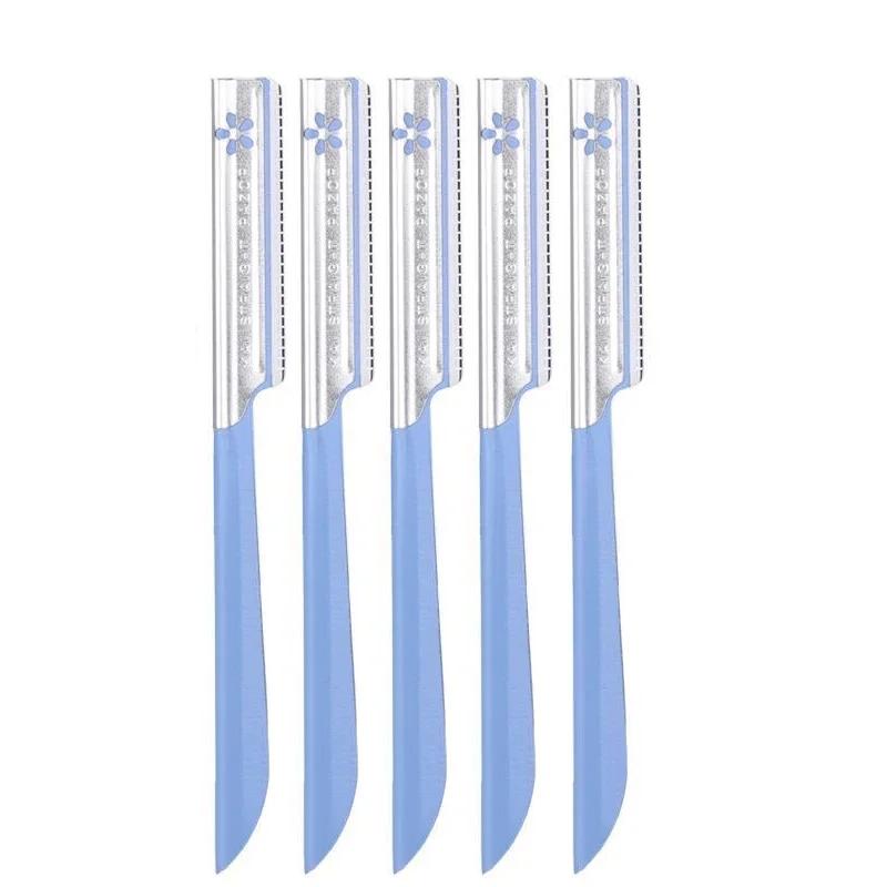 

5/10pcs Facial Razor Trimmer Eyebrow Epilator Sets for Women Makeup Beauty Eyebrows Hair Removal Styling Tool Steel Blade