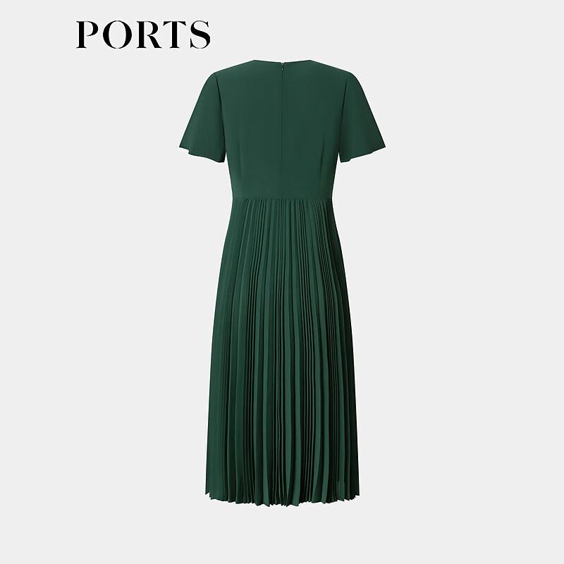 PORTS Women's ALT8D010TWP088 H-Line Knit Midi Dress