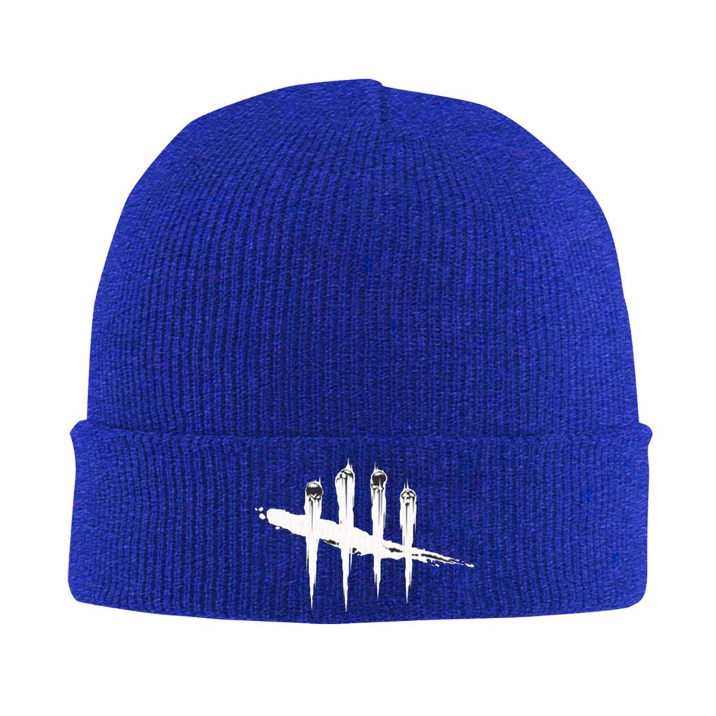 Punk YK White Marks Games Deads By Daylight Personalized Warm Knitted Caps Women Unisex FeUnisex Hiking Winter Beanies Hats