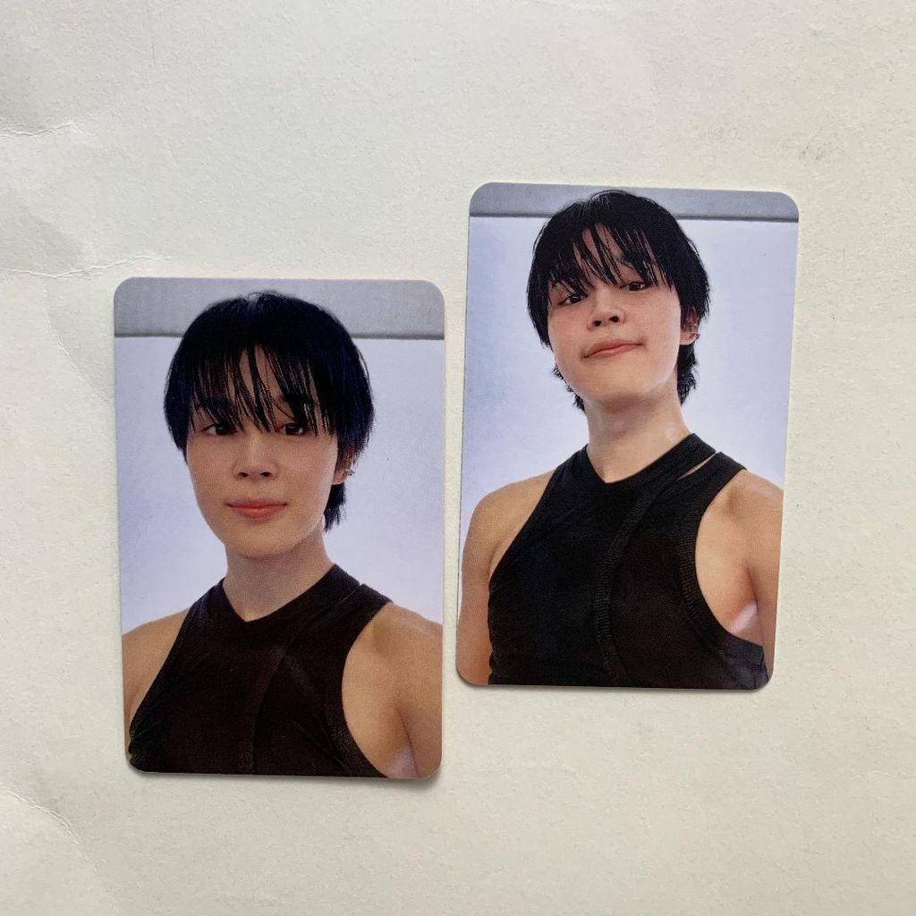 [USED] BTS Sanok Public Broadcast Korea Winning Trading Card FACE Jimin JIMIN 2 Cards