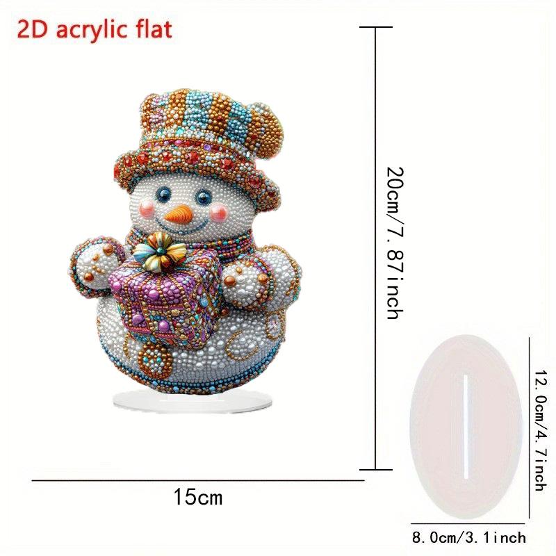 Inspirational Snowman Acrylic Ornament: Christmas Family Decoration Gift