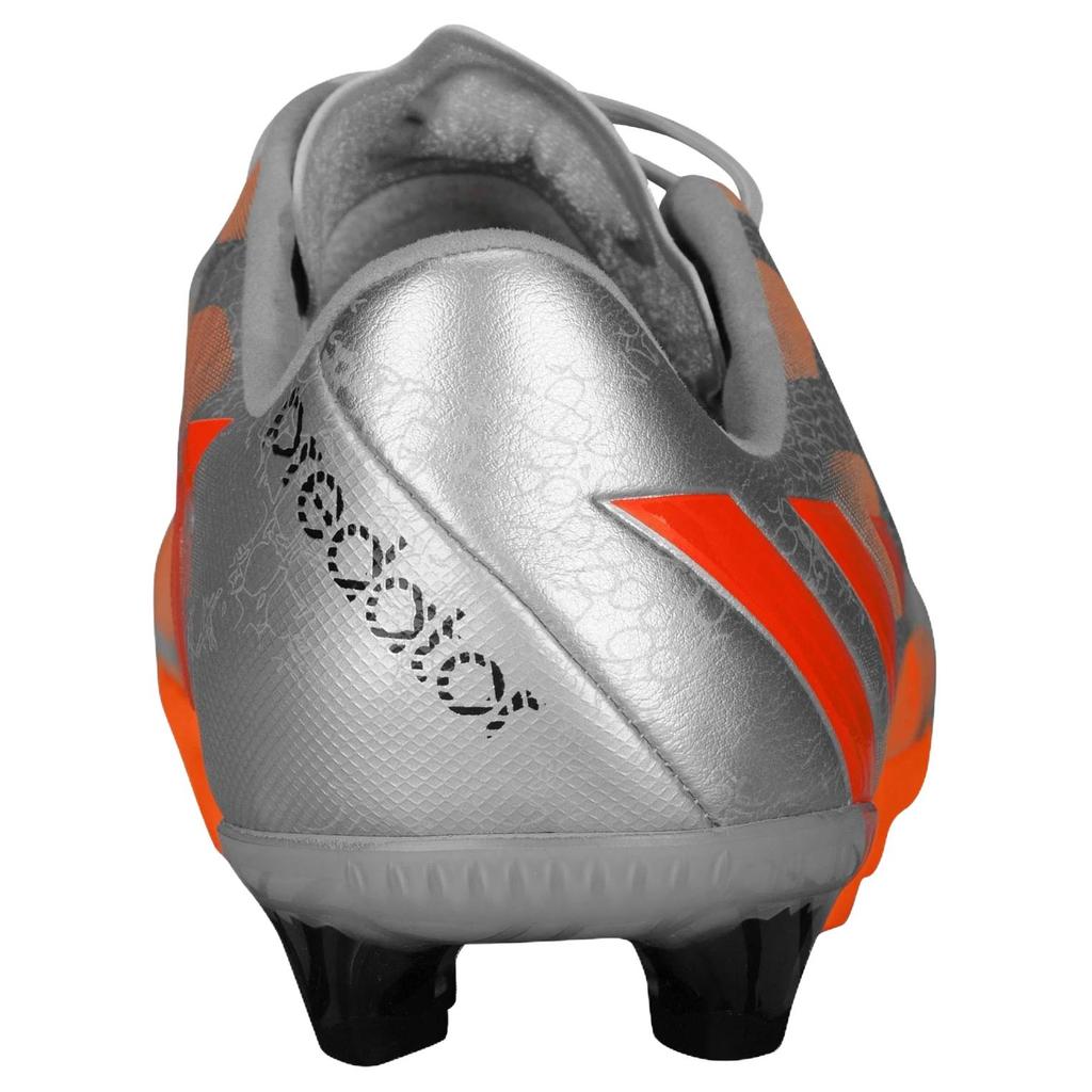 Adidas Predator Instinct Comfortable Fashion FG (Rubber Long Stud) Non-Slip Durable Soccer Shoes Women Soccer Shoes Silver Orange M18326