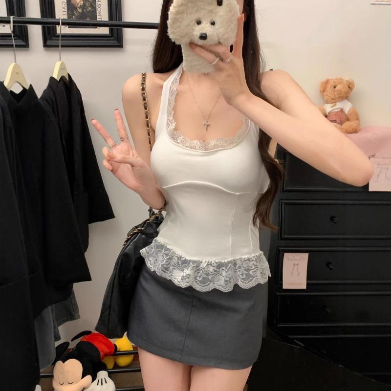 

Кружевной кружевной халтер на груди с подушкой сзади и сердцем снаружи, чтобы носить женскую весеннюю облегающую куртку с чистым ветром One size