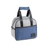 Oxford Fabric Portable Handheld Lunch Bag Insulated Cooler Bag with Front Pocket and Dual Handles for Food Storage and Transportation