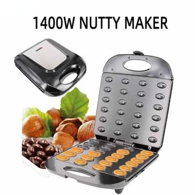 Máquina Automática para Hacer Pan de Waffles de Nueces, Sandwichs, Donas, Hornear Desayuno, Nuez, Horno de Cocina, 24 Cavidades