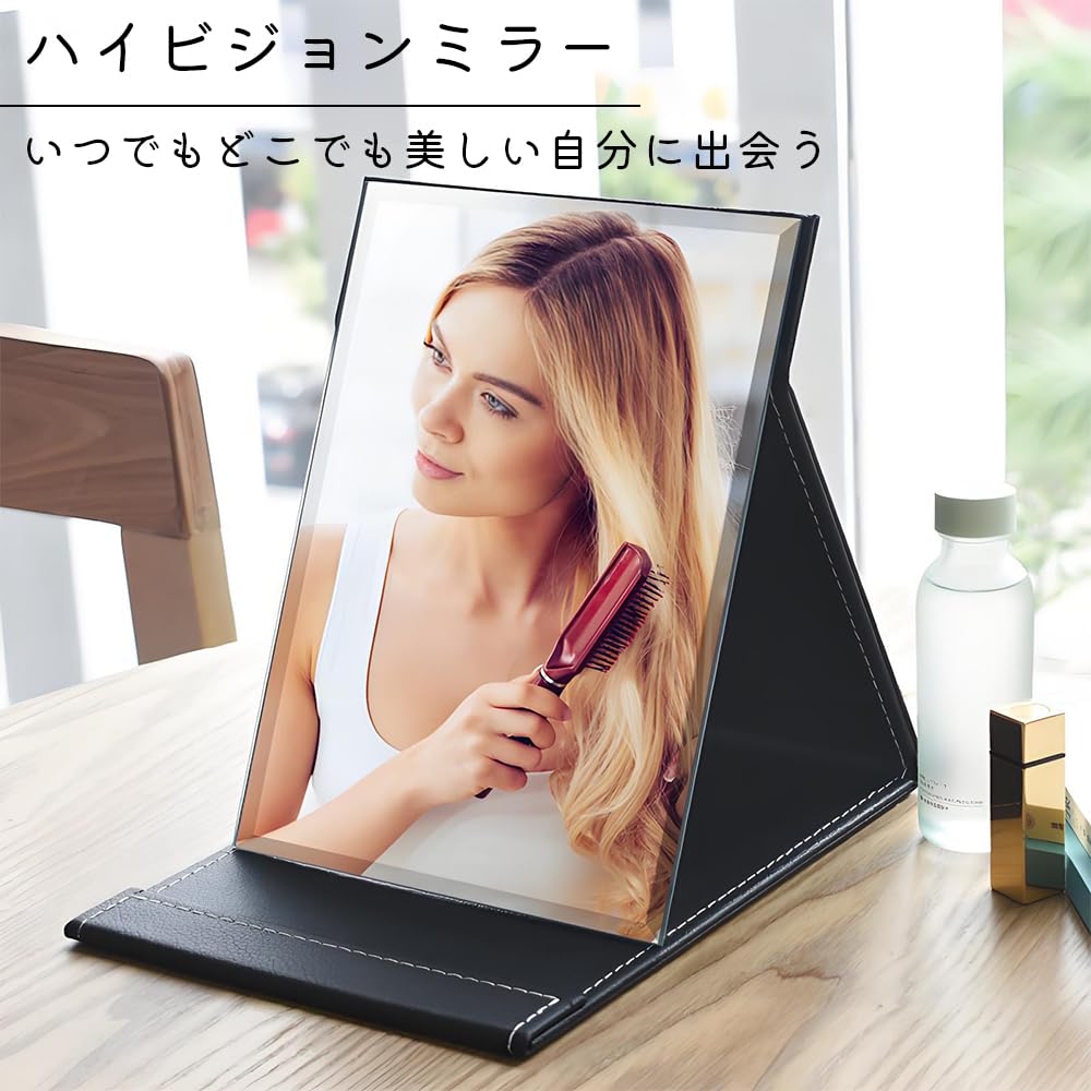 FUGSHIYI Großer Tischständer Faltbar Kompakt Bruchfest Handlich Großer Schminktisch Stilvoller Schmink-Klapptisch Einfach Wirklich Schließen Rosa