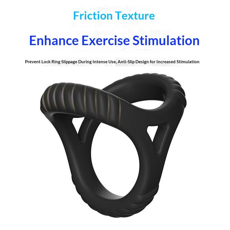 Silicone Ball Stretcher Delay Ejaculation TPE Penis Ring For Men Sex Toys Adjustable Semen Lock Ring SM Penis Sleeve Cock Rings