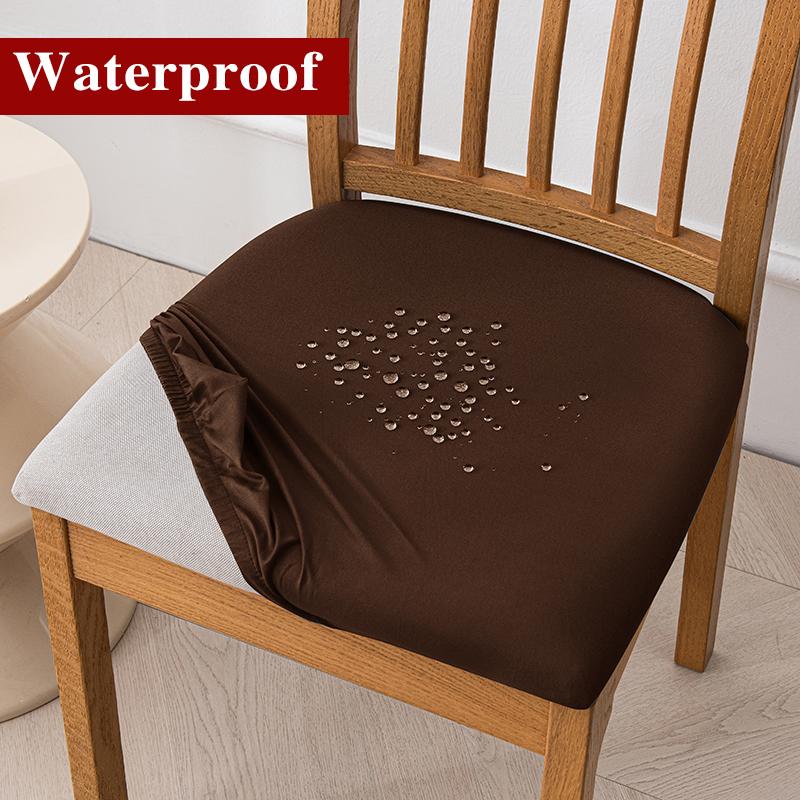 Housse de Siège de Chaise Imperméable pour Salle à Manger Housse de Protection Extensible pour Meubles Housse de Chaise de Salle à Manger pour Cuisine Restaurant Bureau Banquet