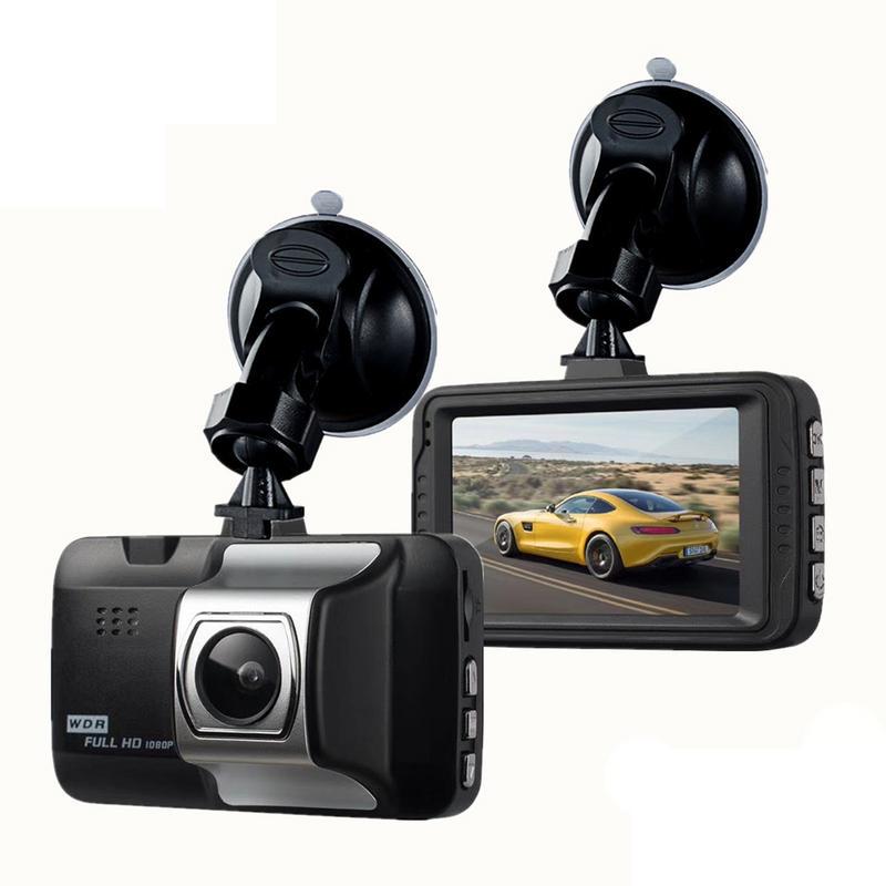 Dash Cam Car 1080P Inch HD Car Camera Driving Recorder Wide Angle DVR Vehicle Dash Camera G-Sensor