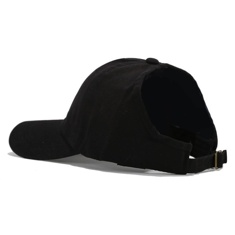 Hip Hop Empty Top Hat Solid Color Sun Protection Peaked Hat Vintage Washed Baseball Cap Outdoor
