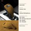 For Mg GT MG5 MG6 HS Accessories Car Shift Knob Head Trim Cover Sticker Alcantara suede Interior Modification Product Styling VV222