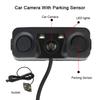 Universal Mini Alarm LED Light Night Vision Car Accessories Rear View Camera 3 In 1 Reversing Radar Sensor Detector